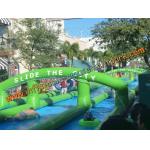 300m PVC Tarpaulin Giant Inflatable Water Slide Little Tikes Outdoor for sale
