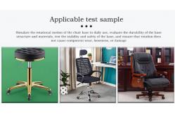 China 2KN Load Cell Furniture Testing Equipment Office Chair Rotation Fatigue Life Tester Precision supplier