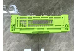 China Store 600*400*120mm Fruit And Vegetable Plastic Crates Logo Printing supplier
