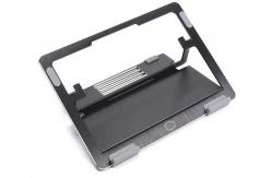 China Portable Aluminum Laptop Tray Brushed Finishing Foldable Laptop Stand supplier