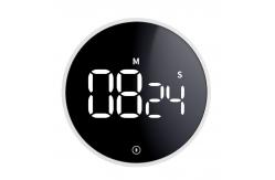 China 1.1 Inch Digital Kitchen Timer LED Twist Setting Magnetic Backing supplier