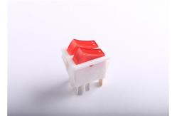 China Waterproof Push Button Rocker Switch , Double Pole Illuminated Rocker Switch supplier