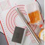 Silicone Pastry Mat Non Stick Baking Mats with Measurements Dough Rolling Mat