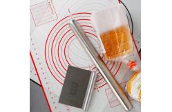 China Silicone Pastry Mat Non Stick Baking Mats with Measurements Dough Rolling Mat supplier