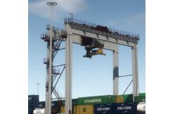 China 5t To 100t Mobile Gantry Cranes Fast Handling Wheel Mounted Crane supplier