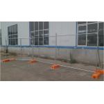 2.4m Length Australia Temporary Fence With 75x75mm Chain Link Mesh for sale