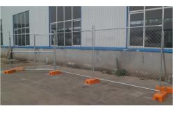 China 2.4m Length Australia Temporary Fence With 75x75mm Chain Link Mesh supplier