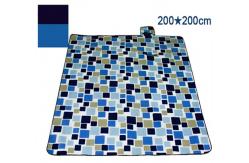 China Moistureproof Plaid Sleeping Waterproof Folding Picnic Blanket supplier