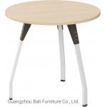 Small Round Office Discussion Table Modern E1 Grade Panel Wooden for sale