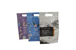 China Custom Design Stand Up Zipper Pouch Body Scrub Packaging Aluminum Foil Mylar Bags supplier