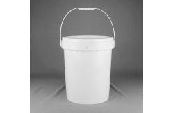China 19 Litre Waterproof Paint Plastic Bucket With Lid And Hand Pull supplier