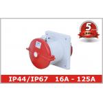IEC CEE Single Phase Industrial Electrical Sockets And Plugs OEM