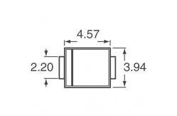 China SSB44-E3-52T High Current Density Surface Mount Schottky Rectifier Diode supplier