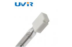 China SK16 Base Tungsten IR Heating Element Halogen Quartz Lamps 10.5mm Ceramic White supplier