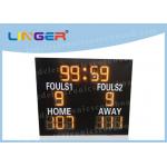 Different Sports LED Electronic Scoreboard Outdoor Front Glass Board UV Protection for sale