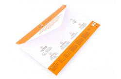 China Customized Foldable Packaging Box  Envelope Style Laptop Sleeve 0.46mm supplier
