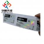 Digital Printing Method Glass Vial Labels With Permanent Adhesive And Vials