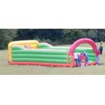 Colorful Bungee / Trampoline Inflatable Amusement Park For Adult for sale