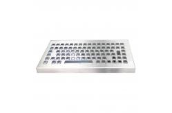 China Industrial Desktop Waterproof Vandalproof Stainless Steel Metal Keyboard with 12 Function Keys supplier