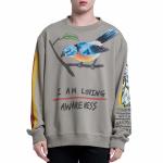 Men Plain Crew Neck Sweatshirt Printed 100 Percent Cotton Sweatshirt for sale