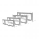 Visible Grey Iron Baby Bed Rail Detachable Vertically Lifting for sale