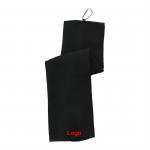 Custom 40x60cm Microfiber Golf Towel Embroidery Logo With OPP Bag for sale