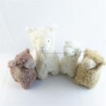Soft Standing Creative Plush Llama Alpaca Toy Custom Safe Kids Playing Embroidery Doll