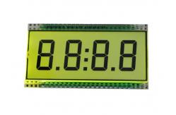 China Reflective Metal Pin TN LCD Display 7 Segment Customized Size Module supplier