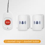 30s ABS Call Ring Doorbell Smart Alarm Sensor Set for sale