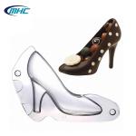 Custom 3D High Heel Shoe Chocolate Mold Polycarbonate Baking Tools for sale