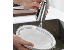 China Brushed Nickel Touch Sensor Kitchen Faucet Pull Down Mixer HOMEKA supplier