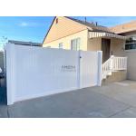 Solid Panel Plastic Garden Pool House Villa Picket 8 Vinyl Fence for sale