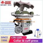 Laundry Steam Press For Collar And Cuff Ironing 0.4-0.6MPa 380 Volt Italy Made Valve Different kind of fabric for sale