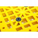 Industrial Blue Red Green HDPE Euro Heavy Duty Plastic Pallet Stackable 1200X1000 for sale