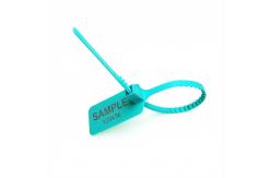 China Custom Logo Plastic Truck Seals 398N Tensile Strength 190mm Working Length supplier