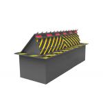Wireless Remote Control LED Light Hydraulic Security Barriers 3 Phases 380V Power Input
