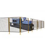 Hygienic Screening Steel Wire Mesh Machine Guarding Systems 8 *5 Feet P/C Finished for sale