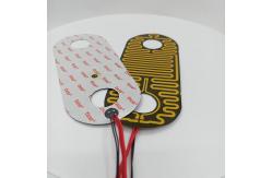 China Polyimide Flexible Heating Pad , Thin Film Heating Element For Warm Palace Belt supplier