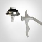 Tube Type One Inch Aerosol PU Foam Valve Suitable To Silicone Sealant Production For Construction Materials for sale