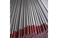 China Slag And Splashing Free Red Pure Tungsten Electrodes supplier