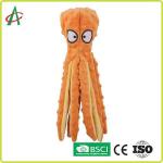 32cm*8cm Indestructible Pet Plush Toy Chew Proof Embroidered Eyes