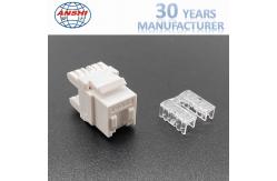 China Network RJ45 Keystone Jack CAT5E CAT6 180 Degree UTP supplier