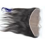 Swiss Malaysian Lace Front Closures Wigs With Part Silk Straight for sale