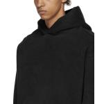 Custom Non Drawstring Blank Oversized Sweatshirts Black Cropped Hoodies for sale