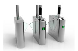 China Face Recognition BLDC Motor Flap Barrier Gate Access Control RS232 supplier