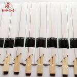 Sterile Twins Natural Bamboo Chopsticks Disposable half paper wrape pack for sale