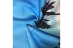 China Twill Style Polyester Material Fabric Printed Peach Skin Twill Microfiber 150cm Width supplier