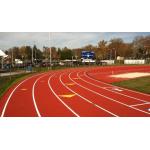 Spray Coating colorized Waterproof Outdoor Running Track Surface for sale