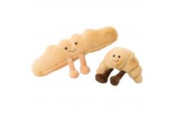 China Children'S Bread Plush Toy 20cm For Claw Machine supplier