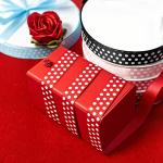 DIY Hair Accessories Must-Have Double Sided Polka Dot Ribbon in Polyester Printed with Luo Ribbed for Bow and Clothing for sale